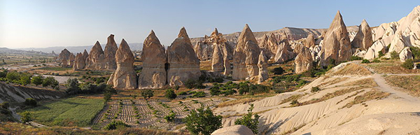 Chimneys at Cappadocia, Cappadocia, Turkey
