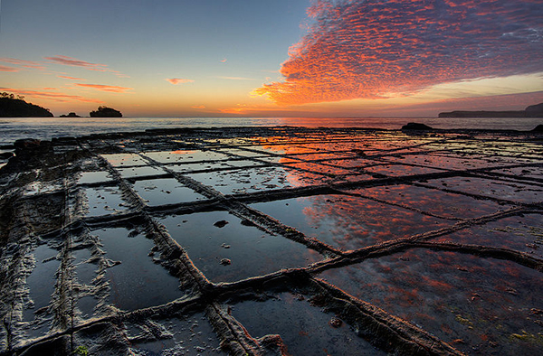 Sunset in Tasmania