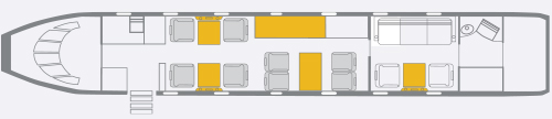 Private Jet G650ER 2D Interior